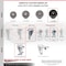 Service Caster 5 Inch SS Soft Rubber Wheel Swivel 12mm Threaded Stem Caster with Brake SCC SCC-SSTS20S514-SRS-TLB-M1215 - alternate 1